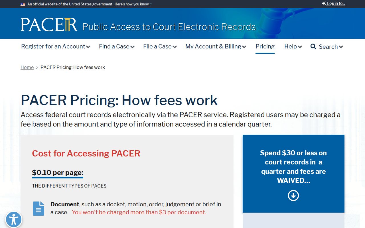 PACER public case access for federal warrant records connected to Caldwell County